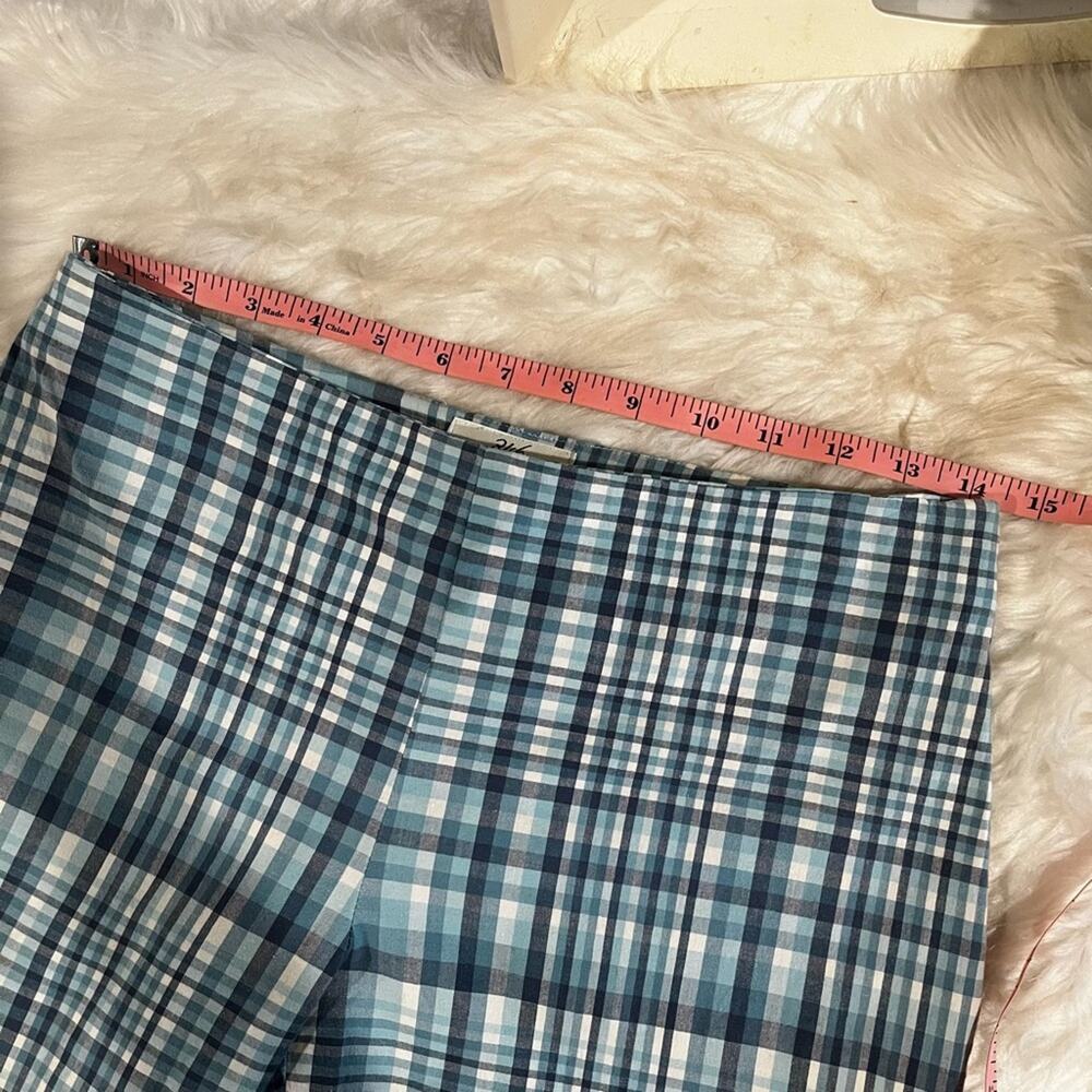 NEW Brooks Brothers 346 Preppy Cotton Poplin Plaid Y2K Capri Yacht Pants 6 NWOT - Picture 13 of 16